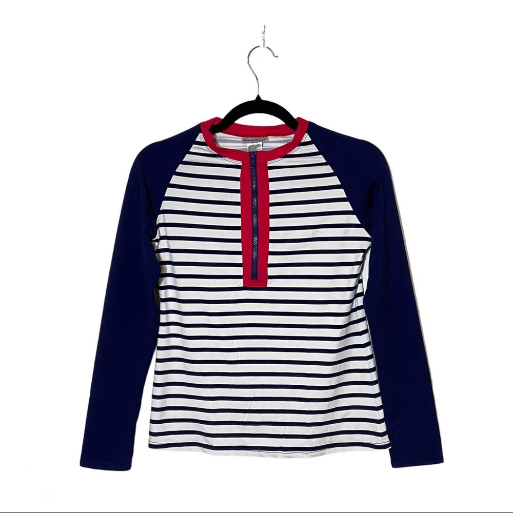 TOMMY BAHAMA 1/2 Zip Women’s Rash Guard Size S